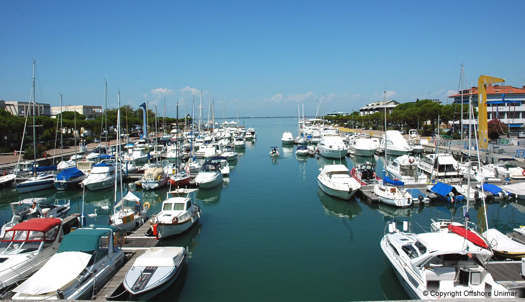 Berth at the tourist port Darsena Porto Vecchio in Lignano Sabbiadoro